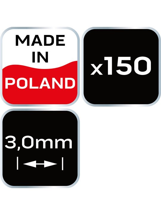 Kryžiukai plytelėms NEO - 3mm, 150pcs