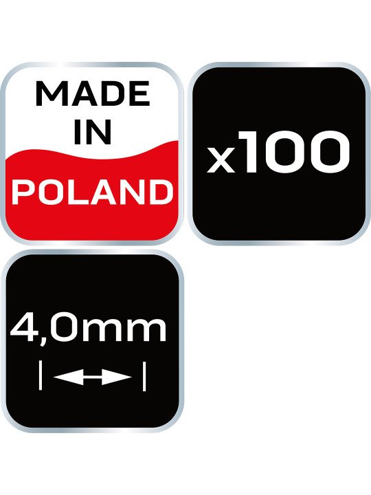 Kryžiukai plytelėms NEO - 4mm, 100pcs