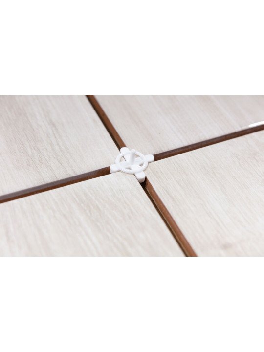 Kryžiukai plytelėms NEO  su žiedu - 3mm, 100pcs