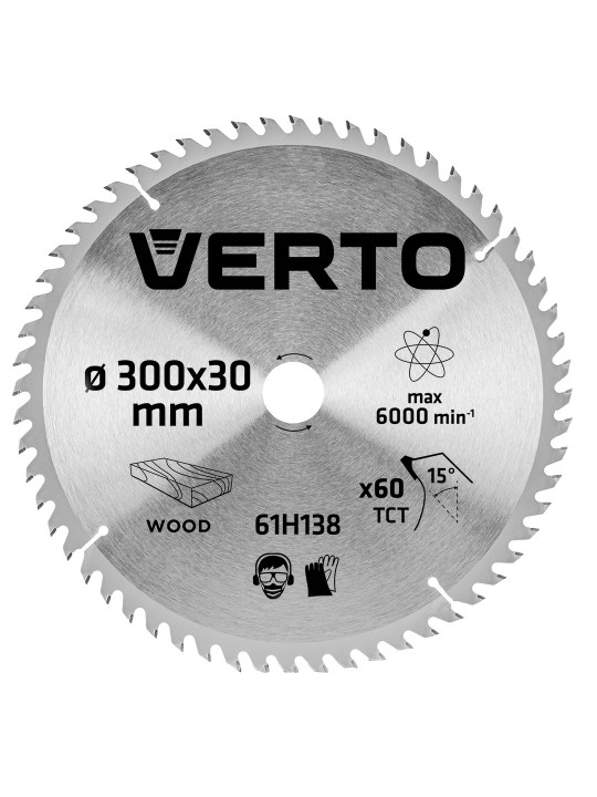 Pjovimo diskas 300 x 30 mm, 60 d. medienai