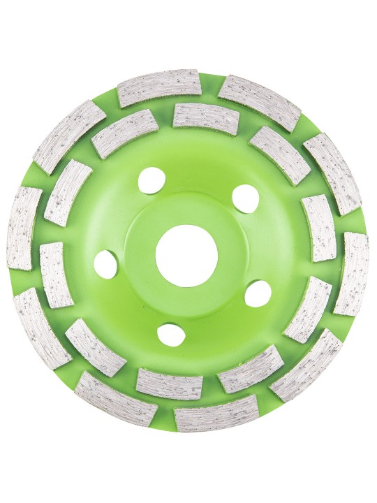 Deimantinis šlifavimo diskas 125 x 22.2 x 5 mm double segment