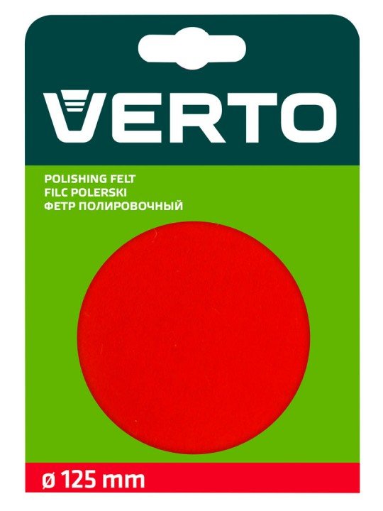 Poliravimo veltinis, prilipdomas, 125 mm.