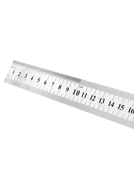 Nerūdijančio plieno liniuotė, 50 cm