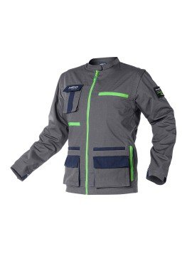 Darbinė striukė PREMIUM, 100 medvilnė, dydis M (81-217-M) - Darbo švarkas/striukė PREMIUM, 100 medvilnė, ripstop audinys, 210 g/m2, galima derinti su kelnėmis 81-227 į kostiumą, džemperis su nuimamomis rankovėmis - taip pat galima naudoti kaip liemenę, st