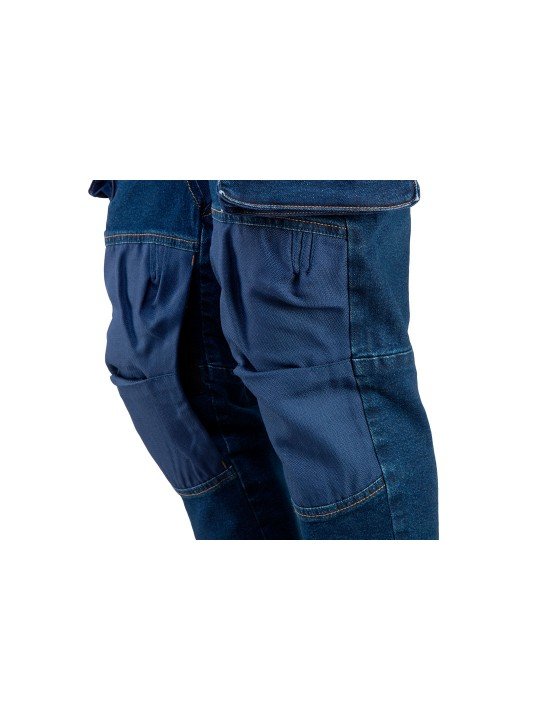 Darbo kelnės DENIM su kelių sutvirtinimais, dydis L