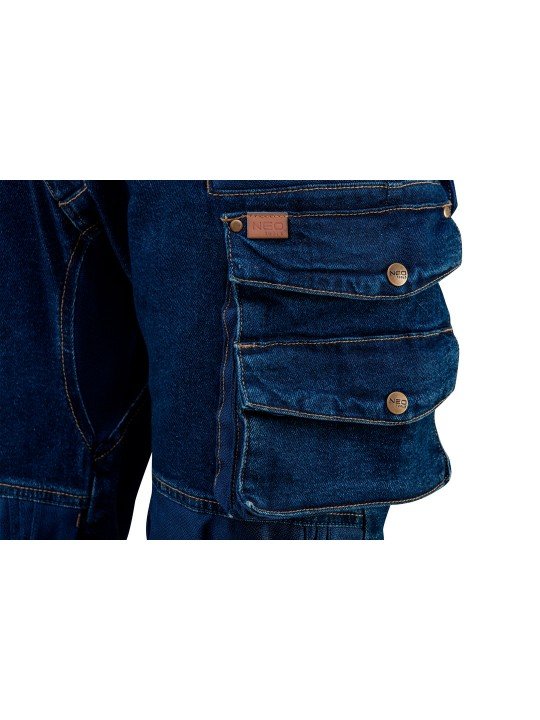 Darbo kelnės DENIM su kelių sutvirtinimais, dydis L