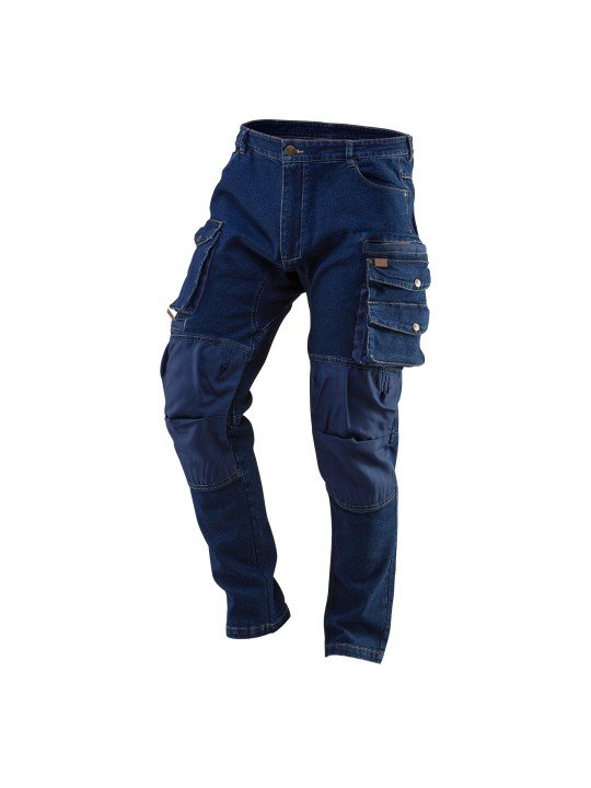 Darbo kelnės DENIM su kelių sutvirtinimais, dydis L