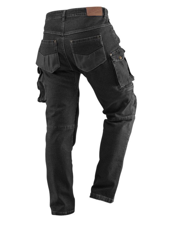 Darbinės kelnės DENIM, juodos, XL dydis