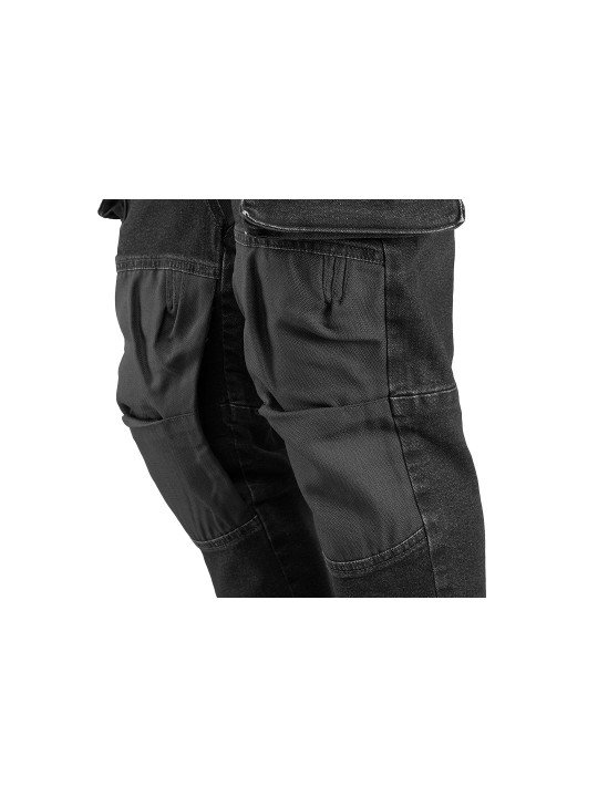 Darbinės kelnės DENIM, juodos, XL dydis