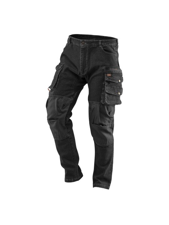 Darbinės kelnės DENIM, juodos, XL dydis