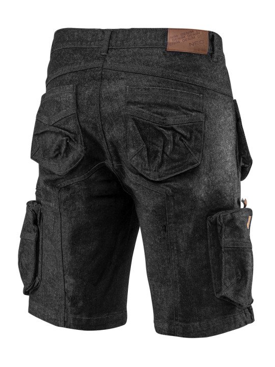 Šortai DENIM, juodi, S dydis