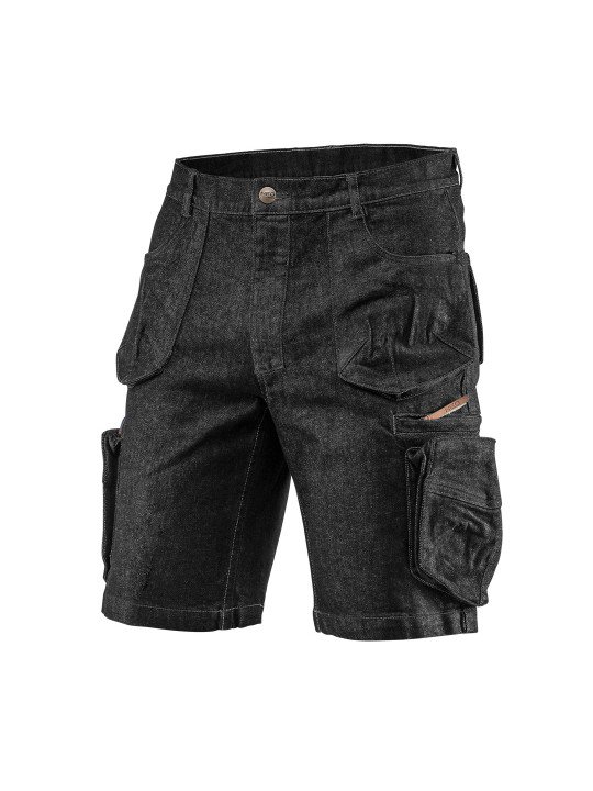 Šortai DENIM, juodi, S dydis