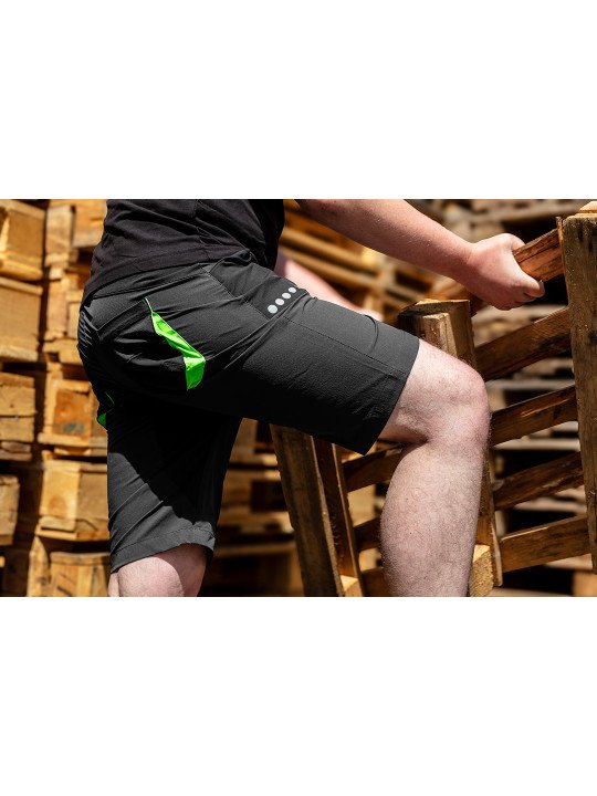 Šortai PREMIUM, 4 way stretch, juodi, dydis XS