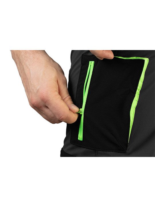 Šortai PREMIUM, 4 way stretch, juodi, dydis XS