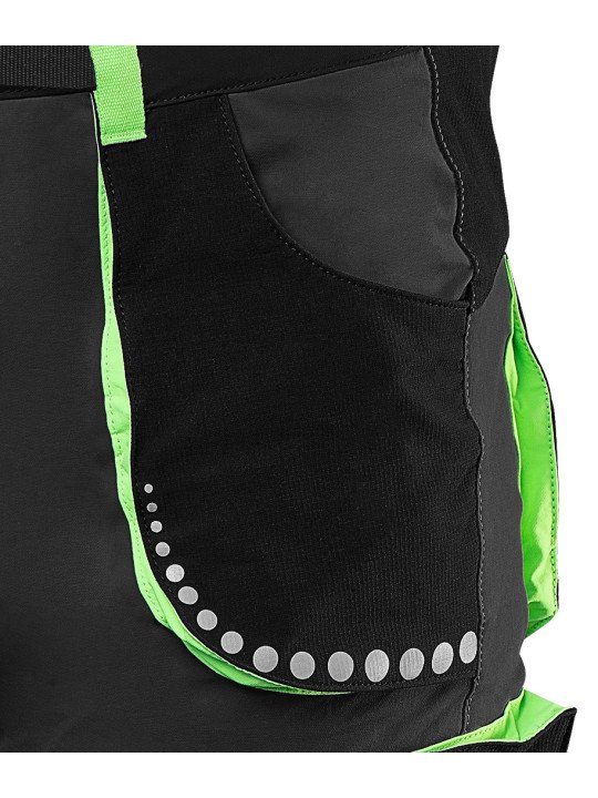 Šortai PREMIUM, 4 way stretch, juodi, dydis XS