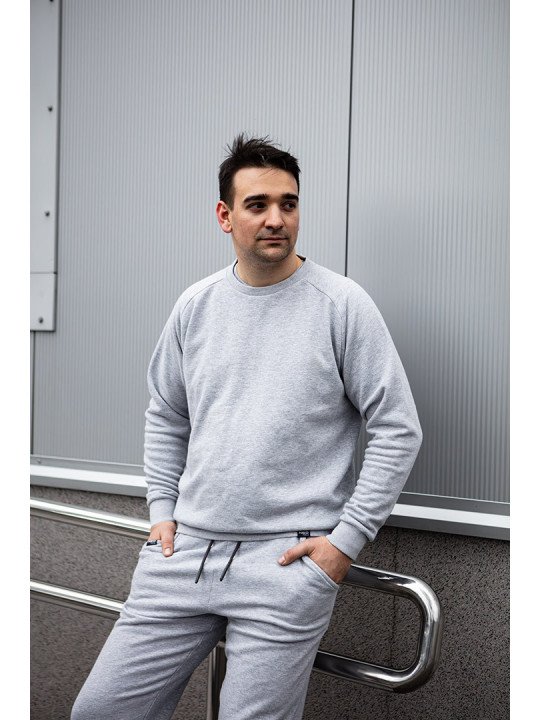 COMFORT sportinės kelnės, pilkas melanžas, XXL dydis