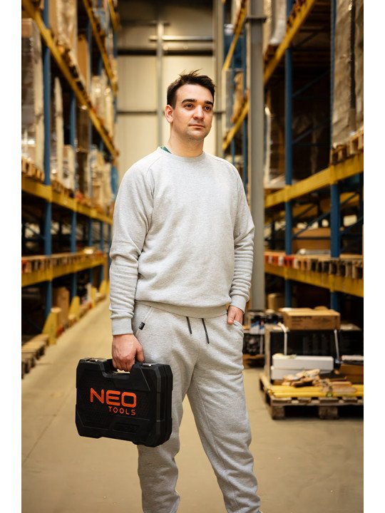 COMFORT sportinės kelnės, pilkas melanžas, XXL dydis