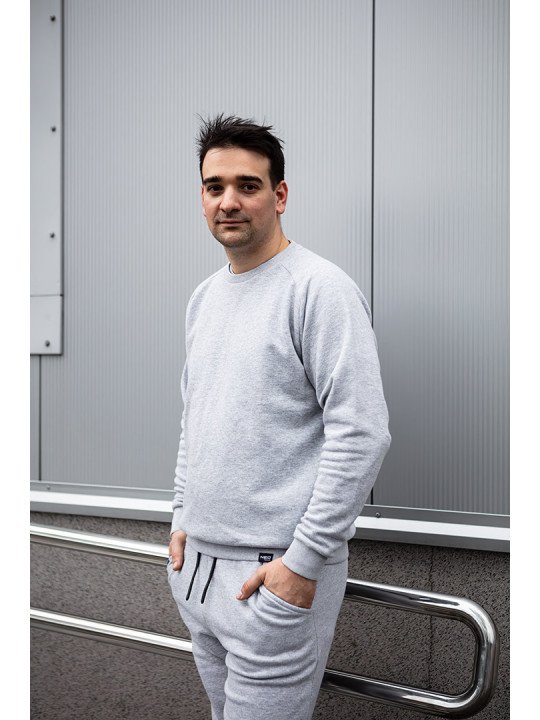 COMFORT sportinės kelnės, pilkas melanžas, XXXL dydis