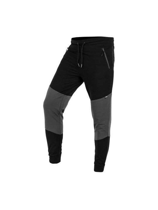 COMFORT sportinės kelnės, juodai pilka, dydis S