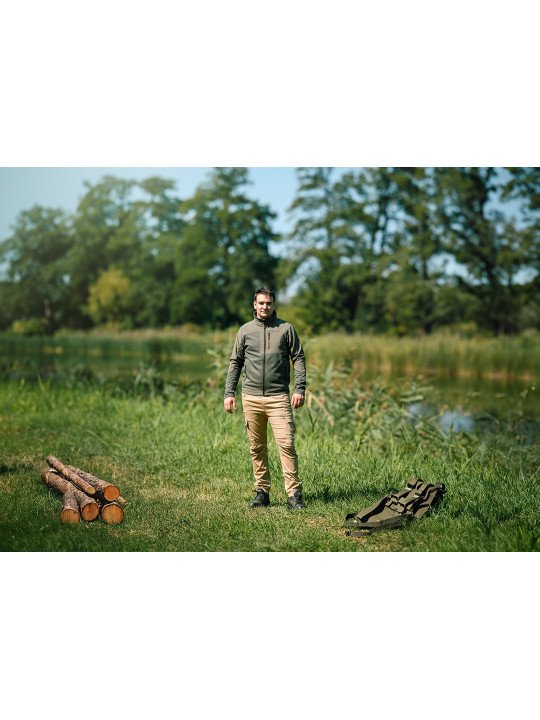 OUTDOOR darbinės kelnės, jogger tipo, smėlio spalvos, dydis M