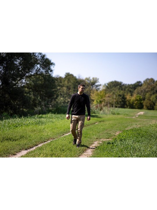 OUTDOOR darbinės kelnės, jogger tipo, smėlio spalvos, dydis XXL