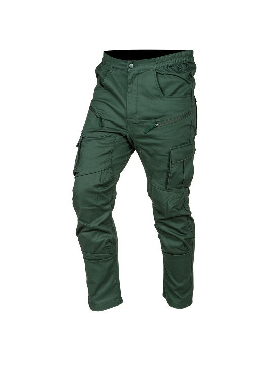 OUTDOOR darbinės kelnės, jogger tipo, žalia, dydis M