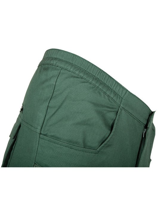 OUTDOOR darbinės kelnės, jogger tipo, žalia, dydis XS