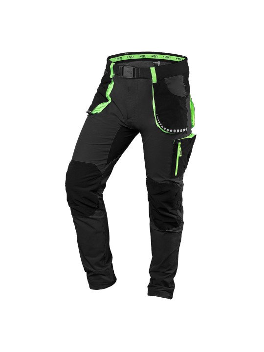 PREMIUM darbinės kelnės, 4 kryptimis, juodos, dydis XXL