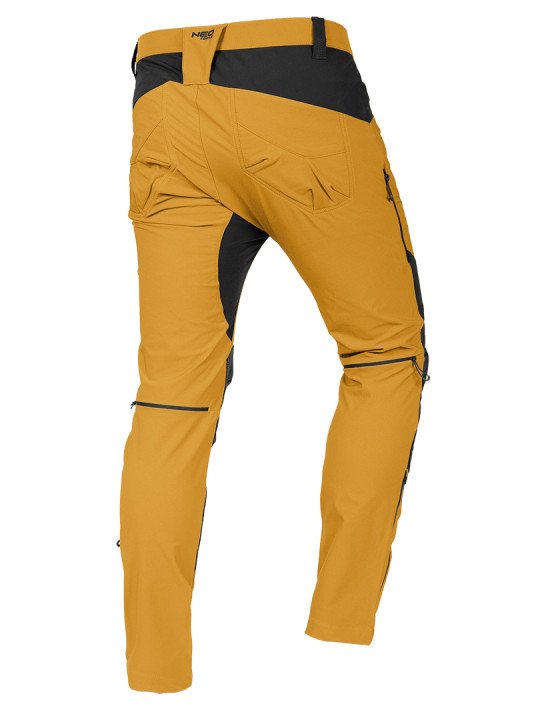 OUTDOOR darbinės kelnės, 4 kryptimis, garstyčių spalvos, dydis XXL