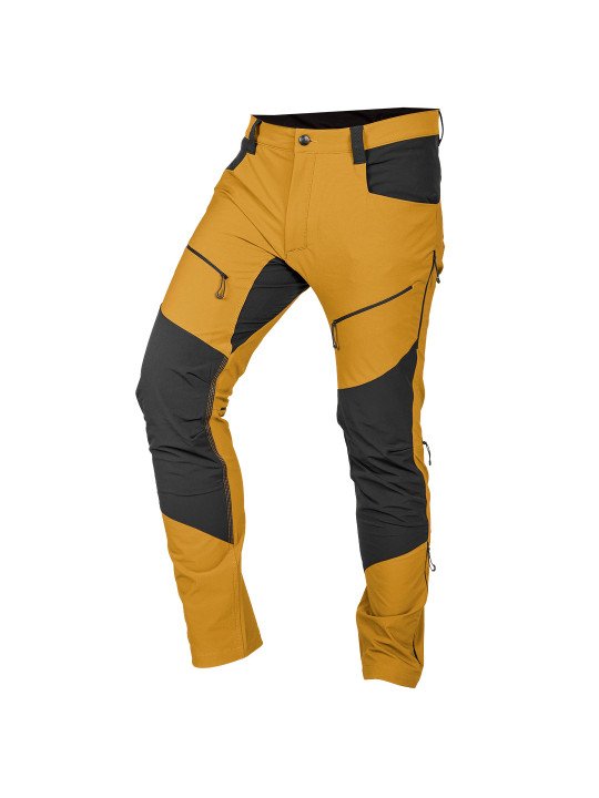 OUTDOOR darbinės kelnės, 4 kryptimis, garstyčių spalvos, dydis XXL