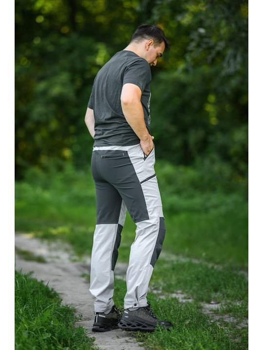 OUTDOOR darbinės kelnės, 4 krypčių, šviesios, dydis L