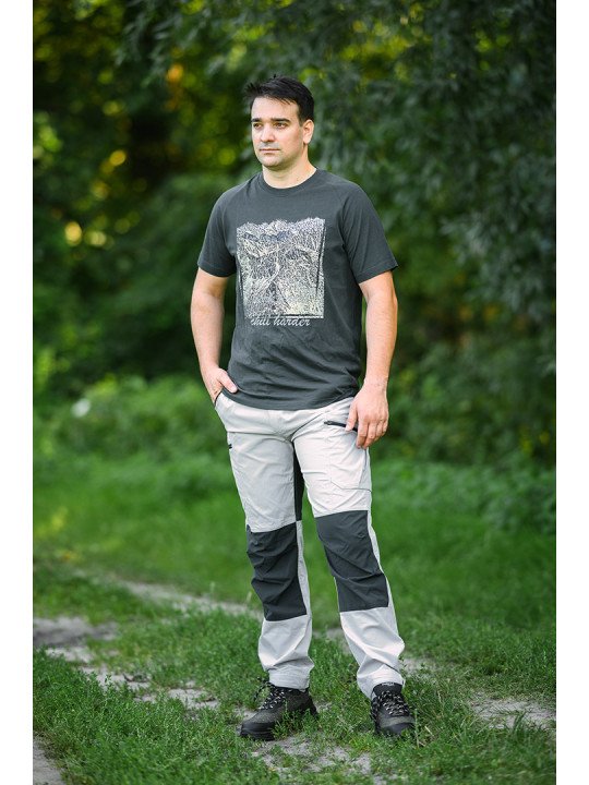 OUTDOOR darbinės kelnės, 4 krypčių, šviesios, dydis XL