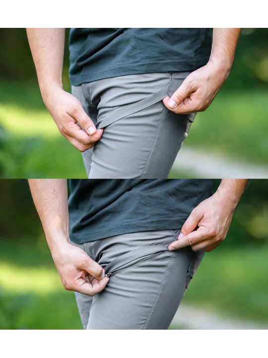OUTDOOR darbinės kelnės, 4 krypčių, pilkos, dydis XL