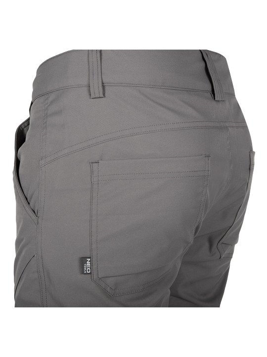 OUTDOOR darbinės kelnės, 4 krypčių, pilkos, dydis XL