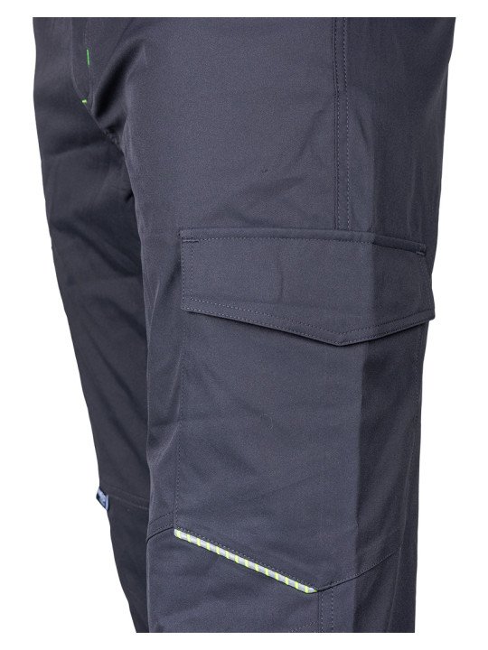 Pilkos, „Mix&Match“ darbo kelnės, tamprios, dydžiai XS-XXXL