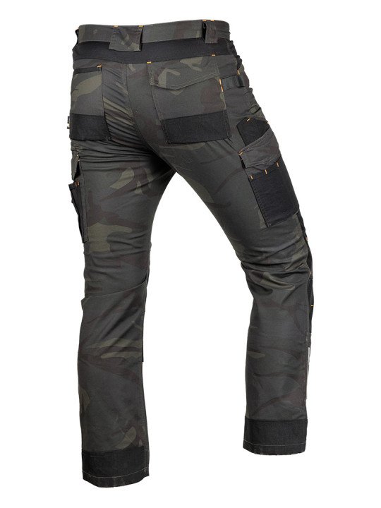 Žalia spalva „Mix&Match“ darbo kelnės, drobė, sutvirtintos „Cordura“ medžiaga, dydis XS