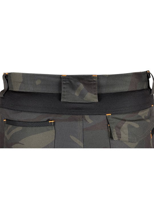 Žalia spalva „Mix&Match“ darbo kelnės, drobė, sutvirtintos „Cordura“ medžiaga, dydis XS