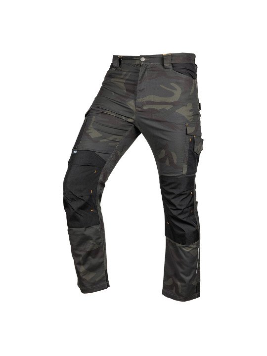 Žalia spalva „Mix&Match“ darbo kelnės, drobė, sutvirtintos „Cordura“ medžiaga, dydis XS