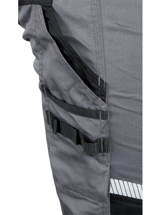 Pilkos - Juodos „Mix&Match“ darbo kelnės, dydis XL