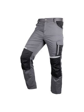 Pilkos - Juodos „Mix&amp;Match“ darbo kelnės, dydis XL (81-351-2-XL) - Mišinio ir rungtynių darbo kelnės, pilkos juodos spalvos, XL dydis 81-351-2-XL „Neo Tools“ yra kelnių modelis, priklausantis „Mix &amp; Match“ serijai, skirtas patogiai sujungti atskir