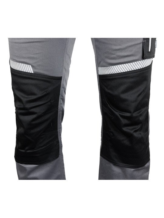 Pilkos - Juodos „Mix&Match“ darbo kelnės, dydis XS