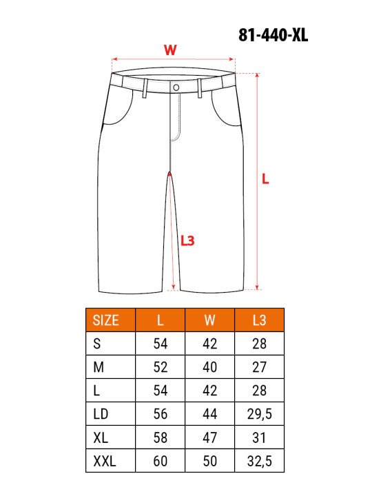 Šortai Basic, dydis XL/56