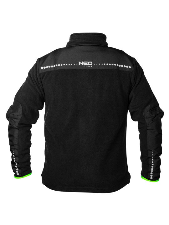 PREMIUM darbinė vilna, juoda, Cordura sutvirtinimai, dydis XXL