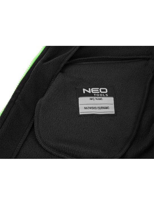 PREMIUM darbinė vilna, juoda, Cordura sutvirtinimai, dydis XXXL