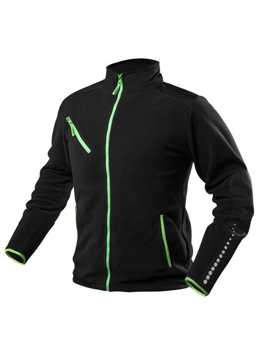 PREMIUM darbinė vilna, juoda, Cordura sutvirtinimai, dydis XXXL
