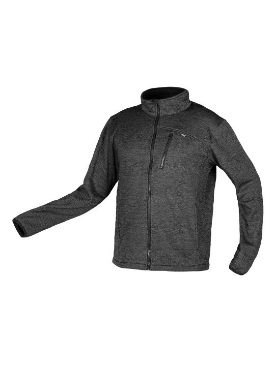 OUTDOOR džemperis su užtrauktuku, pilkos spalvos, dydis XXXL
