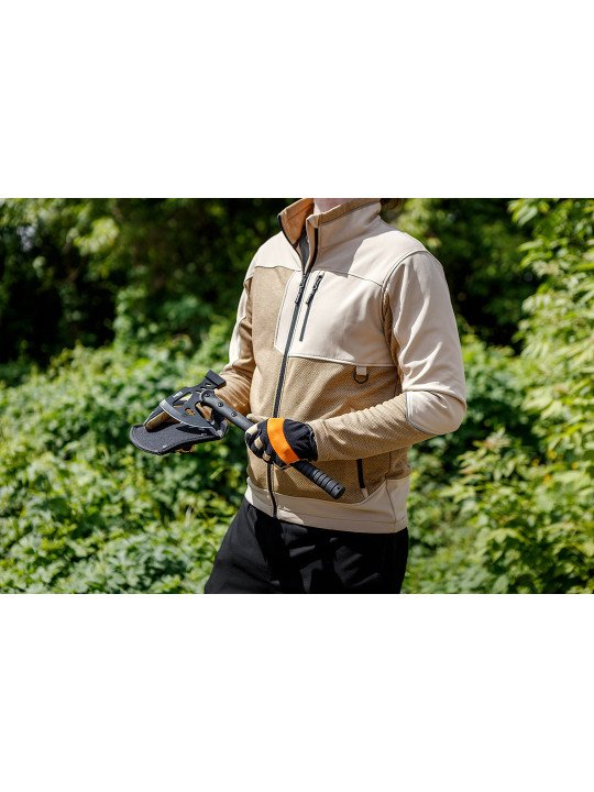 OUTDOOR minkštas džemperis, smėlio spalvos, XL dydis