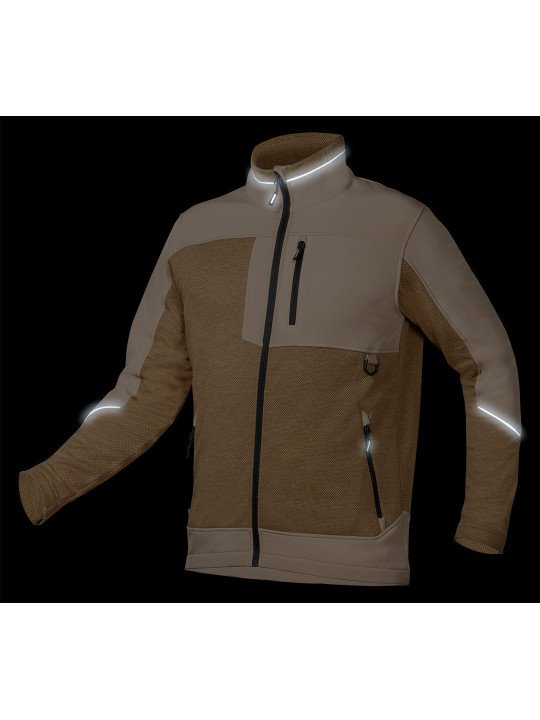 OUTDOOR minkštas džemperis, smėlio spalvos, XL dydis