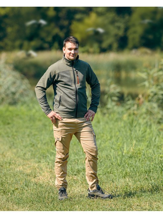OUTDOOR minkšta striukė, žalia, M dydis