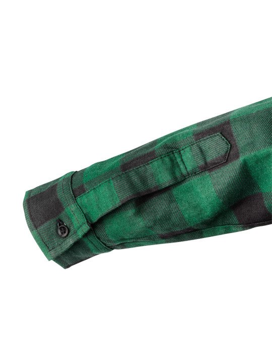Flaneliniai marškiniai, žali, XXXL dydis